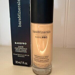NEW NIB Bare Minerals Barepro Foundation (08 - Golden Ivory) SPF 20 - 1 oz. full